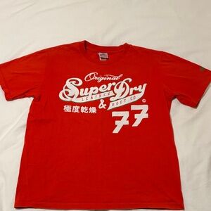 Superdry Red Short Sleeve Tee